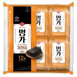 CJ명가 씨제이 재래김 12p, 48g, 1개