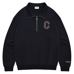 커버낫 남여공용 C 로고 하프 집업 맨투맨 골드박스 특가