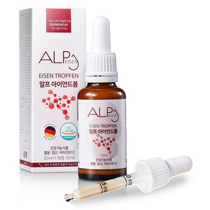 알프뉴트리션 알프 아이언드롭 3중 기능성 액상형 철분제, 30ml, 1개