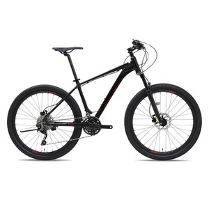 알톤 마렝고 MTB 알루미늄 디스크 브레이크 14.5kg 신장 155~175cm, 매트블랙+레드, 69.8cm(27.5인치)