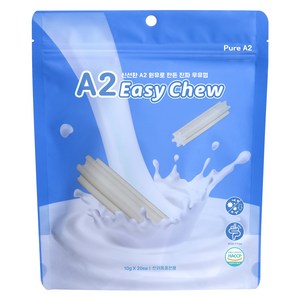 퓨어에이투 반려동물 이지츄 덴탈껌 20p, 우유, 200g, 1개