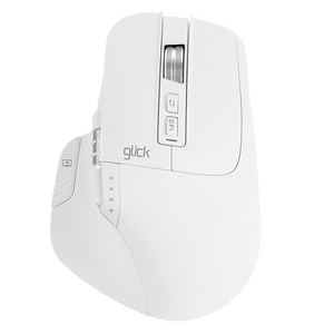 지클릭커 오피스프로 휠 버티컬 인체공학 충전식 무소음 유무선 마우스, G-CLIKER OFFICEPRO WHEELMASTER, 오프화이트