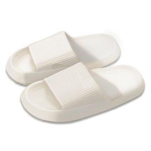 글랑앤 층간소음 슬리퍼 실내화 거실화, 화이트, 1개