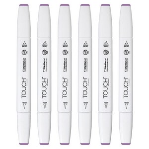터치 트윈 브러쉬 마카 83 LAVENDER, 6개, 1색