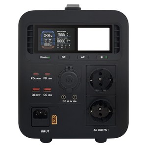 포유디지탈 캠핑용 휴대용 파워뱅크 PB700W, PB700W-UPS, 블랙