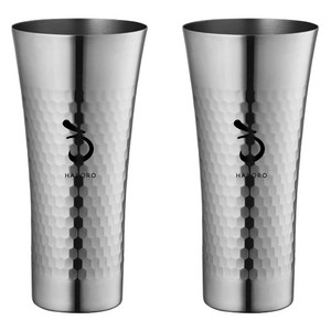 하로로 야마노 스테인 해머톤컵 380ml, 2개