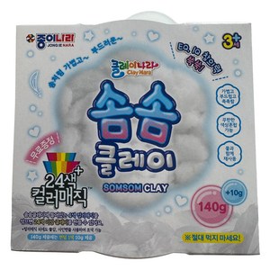 종이나라 솜솜클레이 + 컬러매직 세트, 랜덤 발송, 150g, 1세트