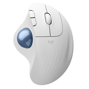 로지텍 ERGO M575 무선 트랙볼 마우스, 오프화이트, TR0006