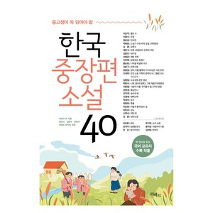 한국중장편소설 40, 박경리 외, 리베르