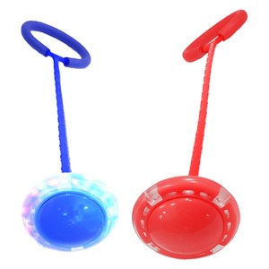아가플러스 반짝반짝 일자형 LED 발목줄넘기 2p, 랜덤 발송, 1세트
