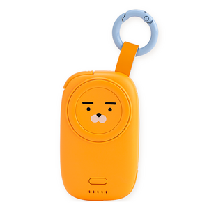 카카오프렌즈 애플워치톡 케이블형 무선충전 보조배터리 1200mAh, 라이언