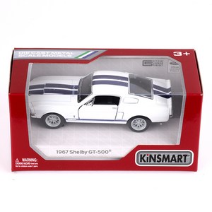킨스마트 1967 쉘비 GT500 자동차 KT5372, 화이트, 1개