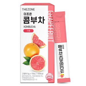 더존건강 더조은 콤부차 자몽, 5g, 1개, 10개입