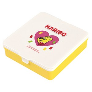 하리보 치즈 컷팅 케이스, 옐로우, 1개