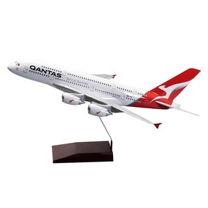 1 / 200 A380 콴타스항공 비행기모형 HF115681WH, 화이트, 1개