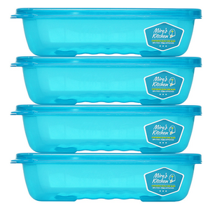 미라네주방 야채보관 미라클통 밀폐용기, 4개, 950ml