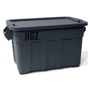 하이그라운즈 캠핑 이동식 수납 캐스터 카고박스 75L, 더스티그레이, 1단, 1개