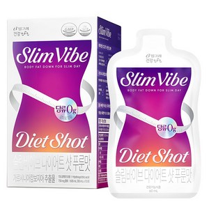 티에프티 슬림바이브 빙그레 건강 다이어트 샷 푸룬맛 10p, 600ml, 1개