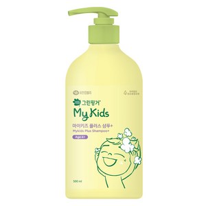 그린핑거 마이키즈 플러스 저자극 샴푸 복숭아향, 500ml, 1개