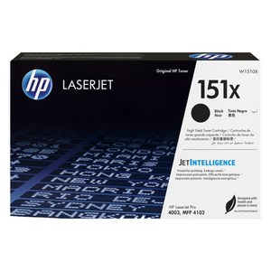 HP 정품 토너 W1510X No.151x, 블랙, 1개