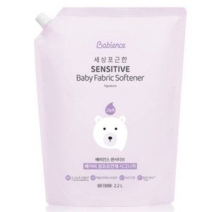 베비언스 유아용 센서티브 시그니처 초고농축 섬유유연제 리필, 1개, 2.2L