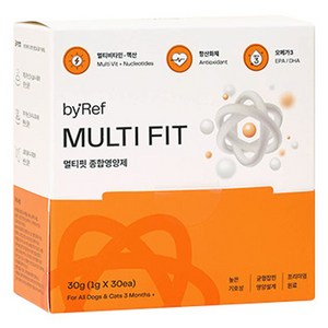 바이레프 반려동물 멀티핏 종합영양제, 30g, 면역/항산화, 1개