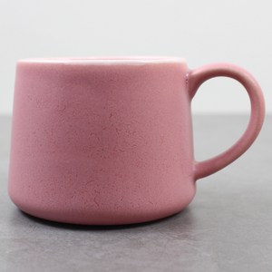 달소금 도자기 미니 작은 귀여운 커피잔 350ml, 핑크, 1개