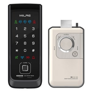밀레시스텍 보조키 손잡이 없음 스마트 도어락, ME-R50F, 고객직접설치