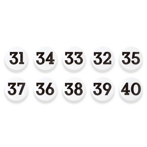 마그피아 숫자 자석홀더 세트 중, 31번~40번, 1세트