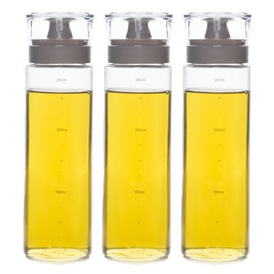 키텐실 시노글라스 오일병 그레이, 300ml, 3개