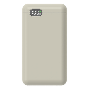 리큐엠 고속충전 보조배터리 20000mAh 멀티단자, QP2000C1, 베이지