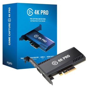 엘가토 4K PRO 초고화질 8K60 HDR10 게임 캡쳐보드 Elgato 4K Pro