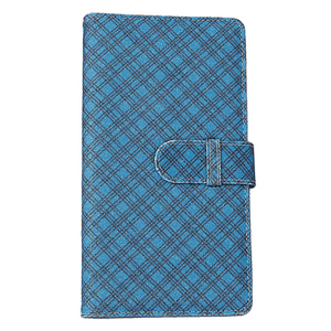 미소로운 화려한 아이돌 포토카드앨범 11.5 x 19 cm, 블루체크, 18매