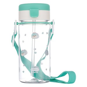 에디슨 프렌즈 흘림방지 에코젠 빨대컵, 350ml, 1개, 공룡에디노