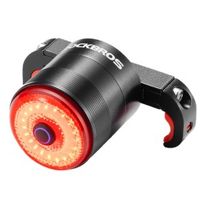 락브로스 자전거 스마트 자동후미등 브레이크 감속센서 Q5MINI, 혼합색상, 1개