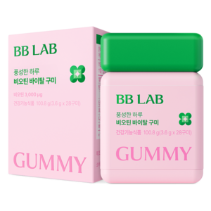 비비랩 뉴트리원 풍성한 하루 비오틴 바이탈 구미 28p, 100.8g, 1개