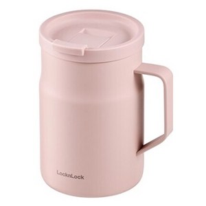 락앤락 메트로 밀폐 머그 텀블러 LHC4263, 라이트 핑크, 475ml, 1개