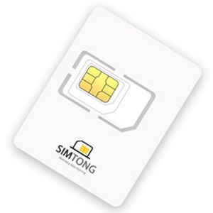 SIMTONG 괌 사이판 유심칩, 1개, 2일, 매일 1GB 소진시 저속 무제한