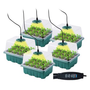 스마토이 8 LED 리모컨 모종 트레이 12구, 5개