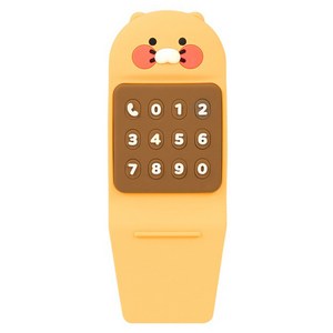 카카오프렌즈 넘버꾹 대시보드 주차 번호판 춘식이, 혼합색상, 1개