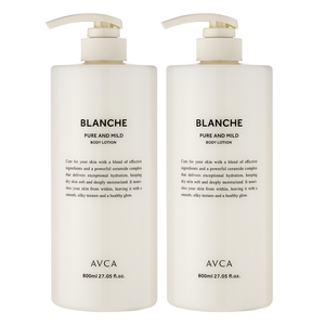 아브카 퓨어 앤 마일드 세라마이드 바디로션 블랑쉬향, 800ml, 2개