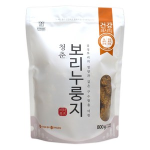 청춘누룽지 보리 누룽지, 800g, 1개