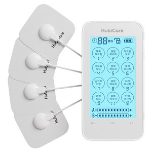 휴비딕 웨이브펄스 스마트 충전식 터치형 저주파 마사지기, HMB-5000, 화이트