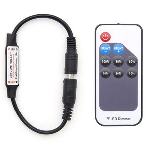 컴스 LED 컨트롤러 DC 전원 리모콘 Dimmer, BD866, 1개