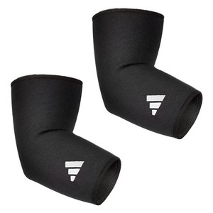 아디다스 퍼포먼스 팔꿈치 보호대 2p, 1세트, 블랙 + 화이트