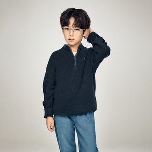 타미힐피거 남아용 하프 집업 스웨터