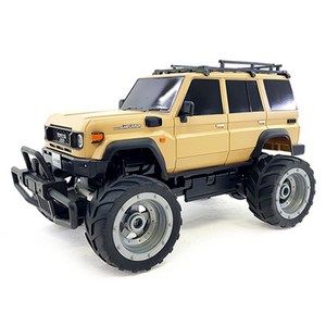 2.4Ghz 1:24 토요타 랜드크루저 오프로드 RC카 HEX352622BR, 브라운, 1개