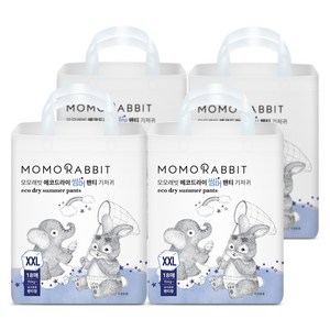 모모래빗 에코드라이 썸머 팬티 기저귀 아동용, 점보형(2XL), 72매