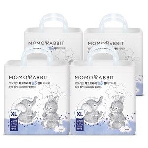 모모래빗 에코드라이 썸머 팬티 기저귀 아동용, 특대형(XL), 88매