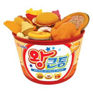 오즈토이 왕큰통 패스트푸드 버킷 주방 소꿉놀이, 혼합색상, 1개